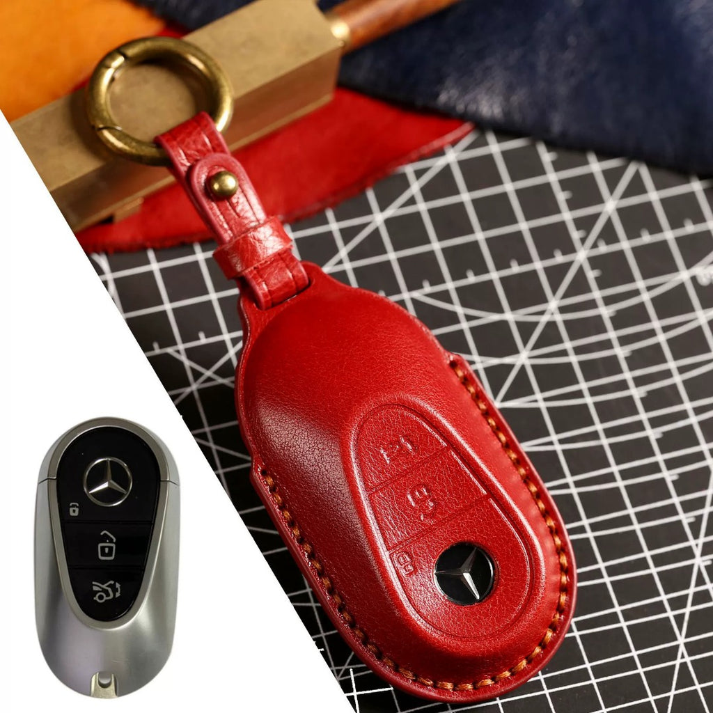 Luxury Mercedes-Benz/Maybach Leather Key Cover | Premium Protection for All Models