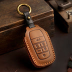Toyota Sena Grevia Alphard Vellfire Autoschlüsselhülle aus Leder mit 4, 5 oder 6 Tasten