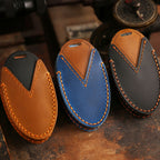 Carsine Hyundai Leather Car Key Cover 5,7 Button Black / 5 Button