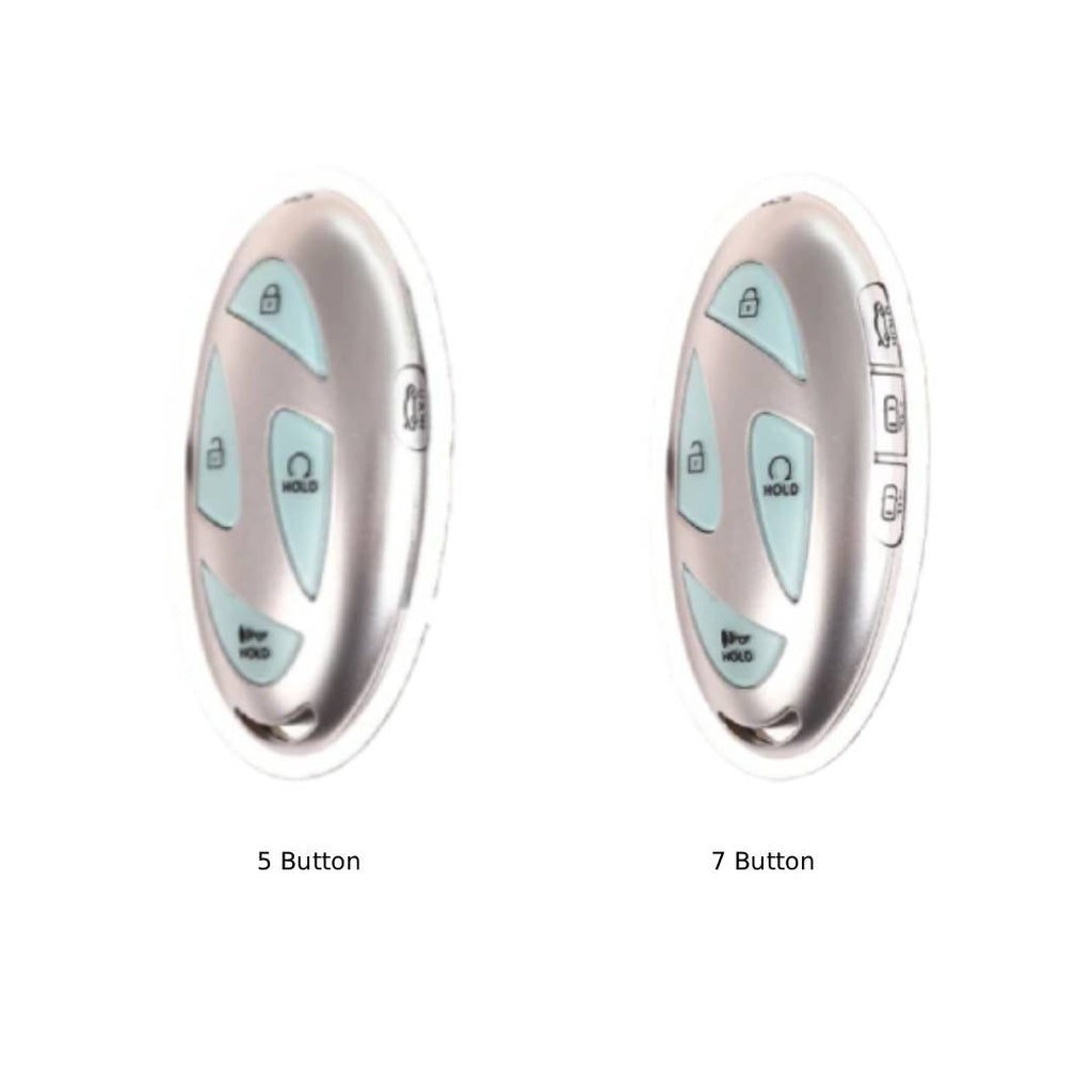 Hyundai Autoschlüsselhülle aus Leder mit 5 und 7 Tasten