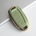 Carsine Hyundai Car Key Case Golden Edge Green / Key case