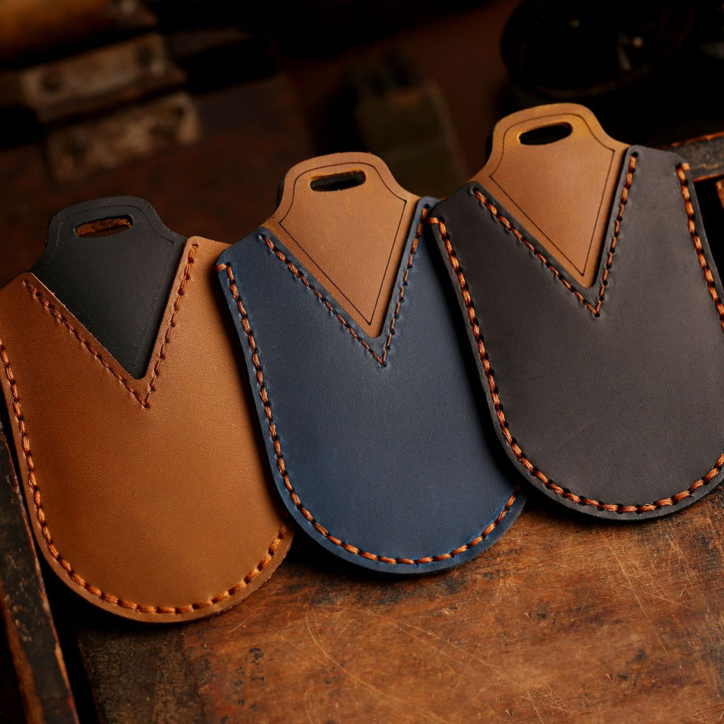 Infiniti Leder-Autoschlüsselhülle mit 3 und 4 Tasten