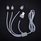 Car Rhinestone Charging Set