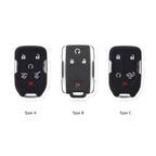 Étui pour clé de voiture GMC Yukon à bords dorés