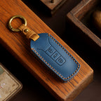 Volkswagen Touareg Autoschlüsselhülle aus Leder mit 3 Tasten