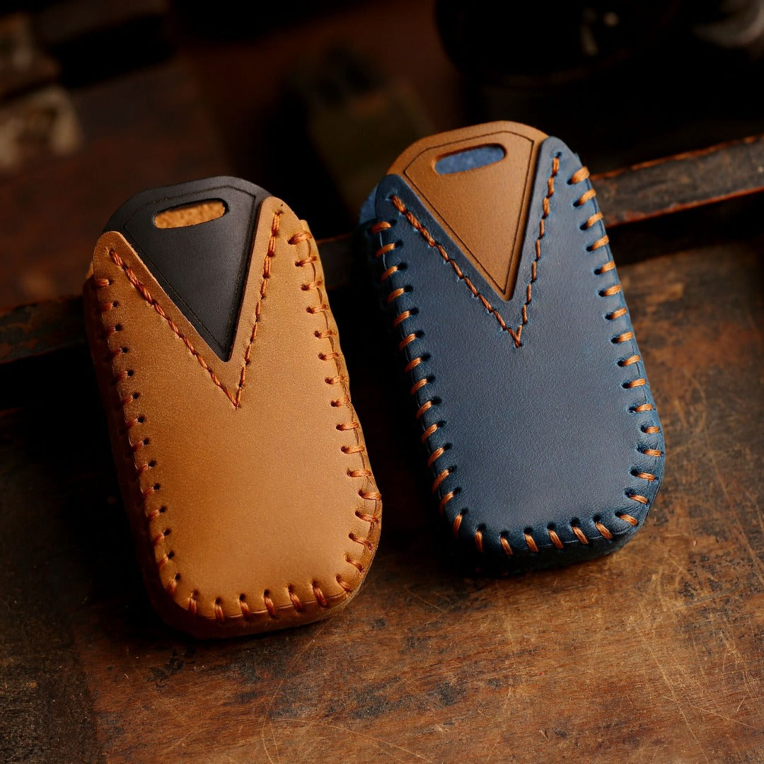 Étui de clé de voiture en cuir pour Kia K5 K3