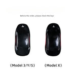 Tesla Leder-Autoschlüsselhülle