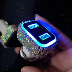 Chargeur de voiture strass double USB