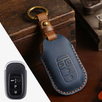 Étui en cuir pour clé de voiture Honda Civic (2, 3 ou 4 boutons)