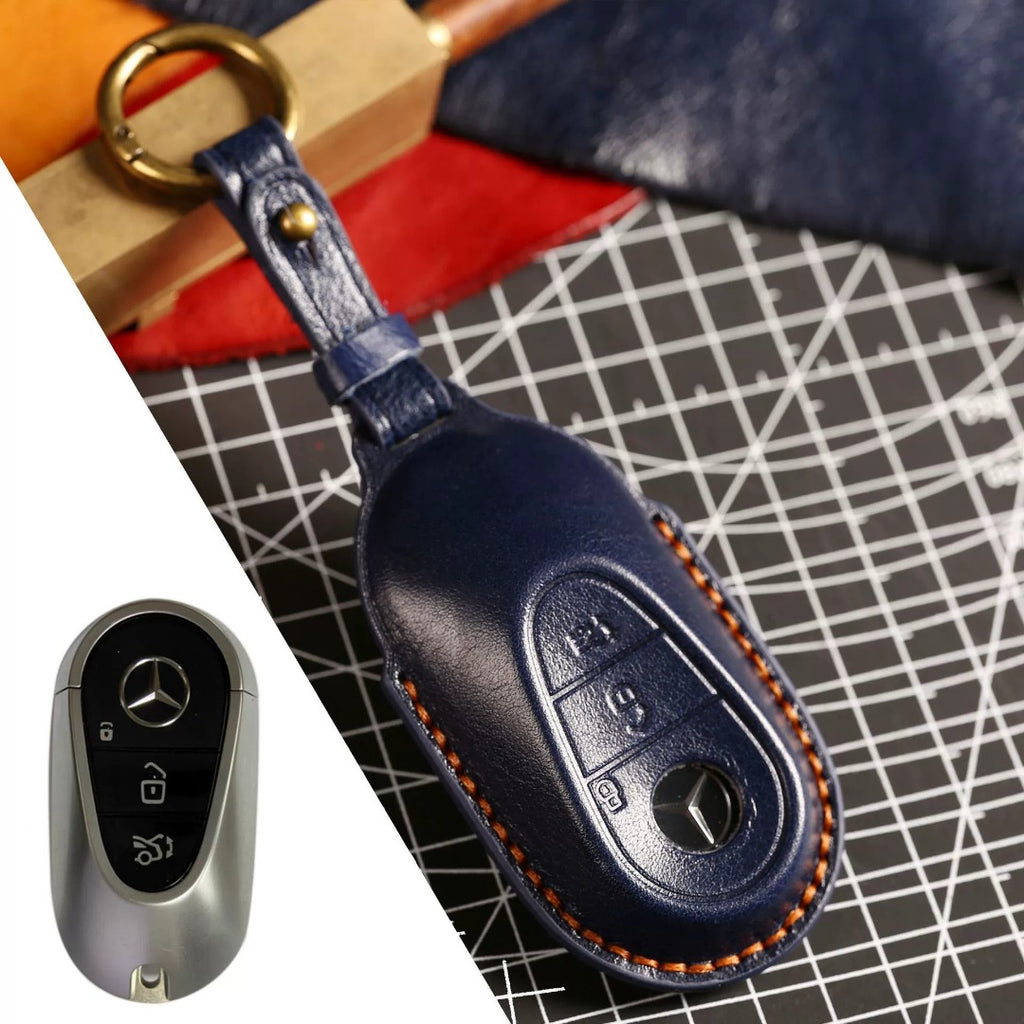 Luxury Mercedes-Benz/Maybach Leather Key Cover | Premium Protection for All Models