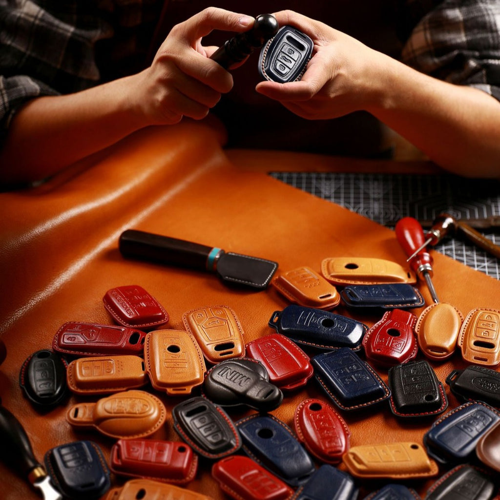 Luxury Mercedes-Benz/Maybach Leather Key Cover | Premium Protection for All Models