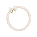 Carsine Bow seat belt cover steering wheel cover Beige / Steering Wheel Cover38cm