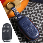 Jeep Leather Car Key Cover 4 Button