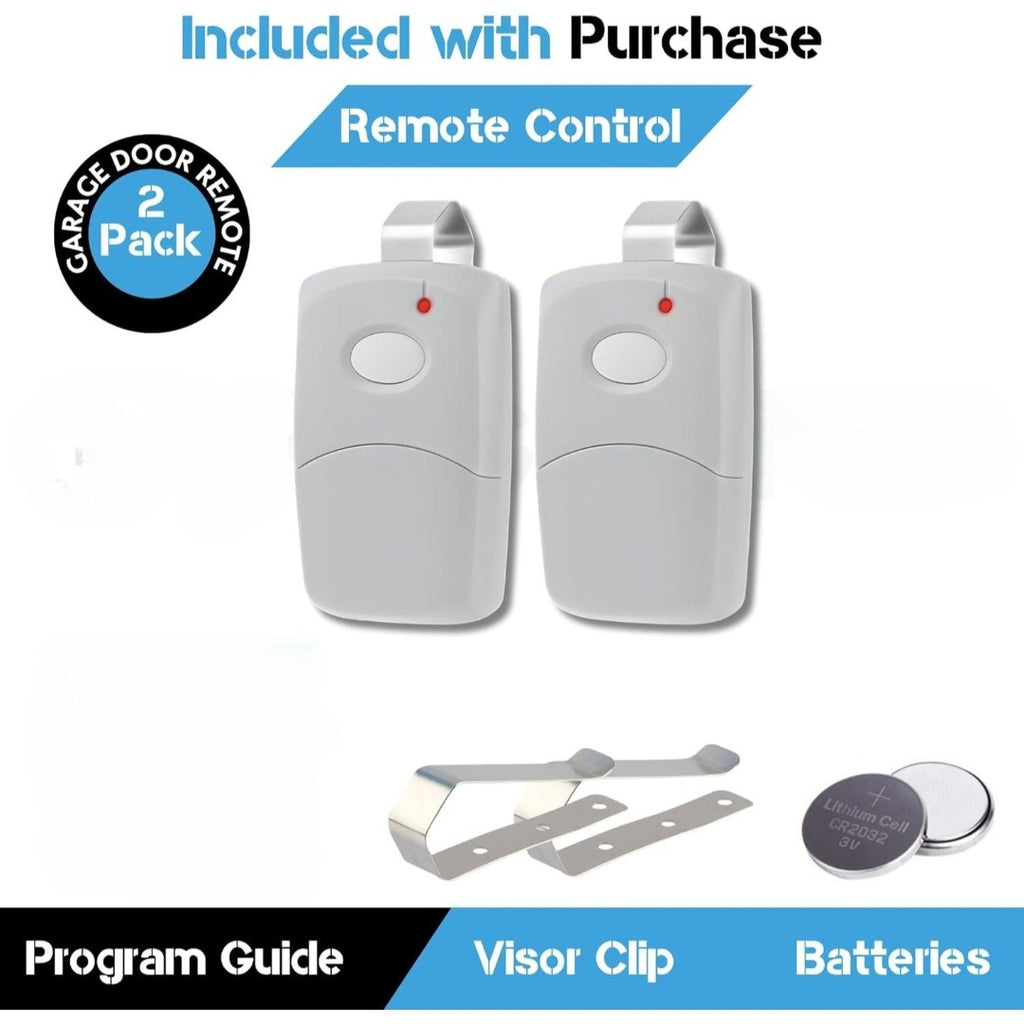 Multicode Linear 308911, 10-DIP-Schalter-Fernbedienung für Toröffner (300 MHz), Multicode-Fernbedienung für Garagentoröffner, Ersatz für Garagentoröffner 