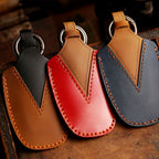 Étui en cuir pour clé de voiture (2, 3, 4 ou 5 boutons) compatible avec les Ford Focus, Explorer, Kuga, Sharp, Aviator, Lincoln Mondeo, Edge, F-150, Raptor et autres pick-ups.