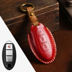 Nissan X-Trail Qashqai Tiida Teana Sylphy Housse de clé de voiture en cuir 2,3,4 boutons