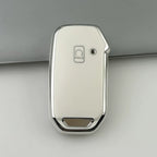 Kia Car Key Cover Silver Edge