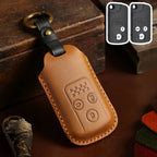 Étui en cuir pour clé de voiture Honda Accord 2 ou 3 boutons