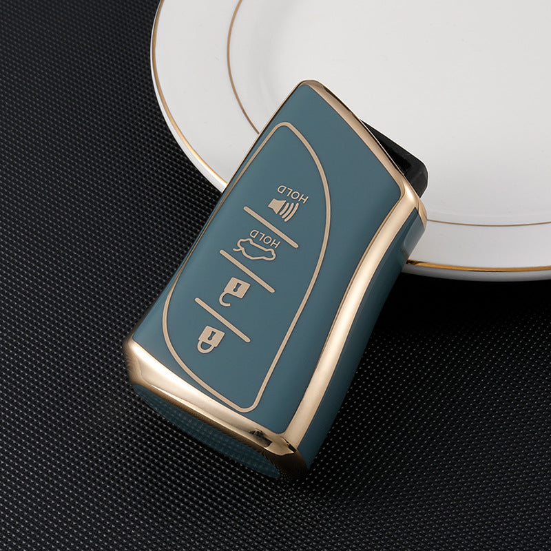 Carsine Lexus Car Key Case Golden Edge Grey / Key case
