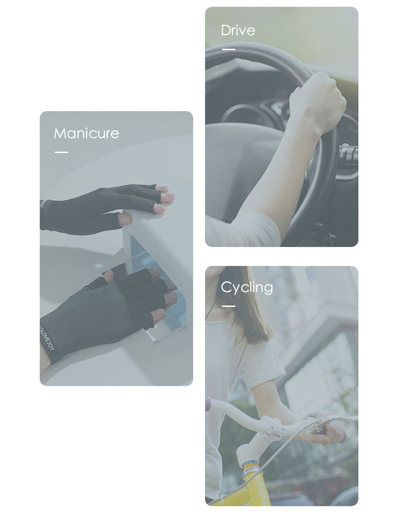 Carsine women's summer sun protection and UV protection gloves